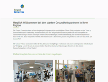 Tablet Screenshot of fitnessconnection.ch