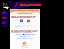 Tablet Screenshot of fitnessconnection.net